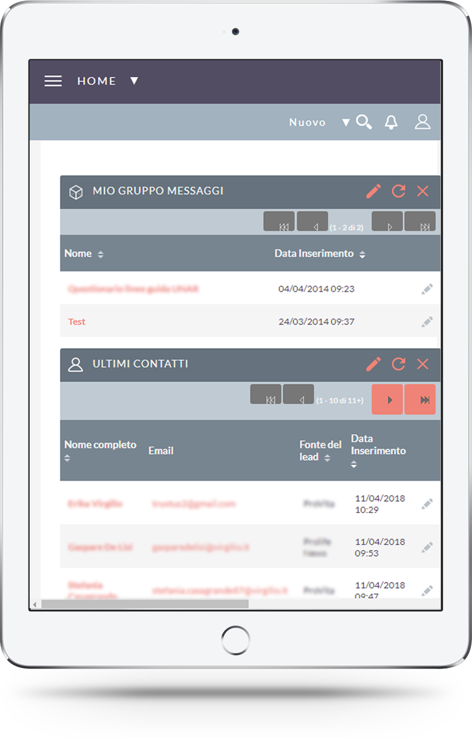 Sistema CRM - Sviluppo CRM freeware